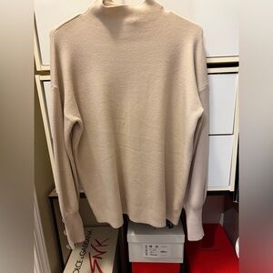 Tahari Light Beige Knit Top